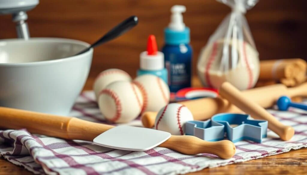 Baseball Cake Baking Essentials