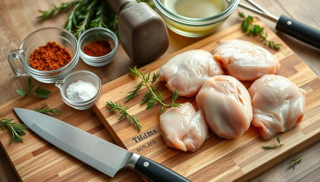 Kitchen Tools for Chicken Thigh Preparation