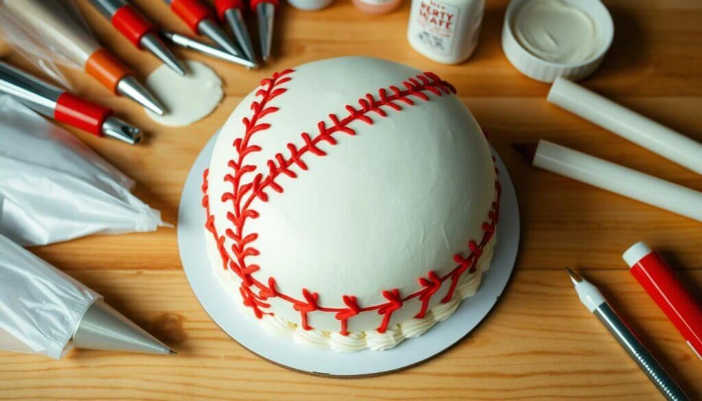 baseball cake