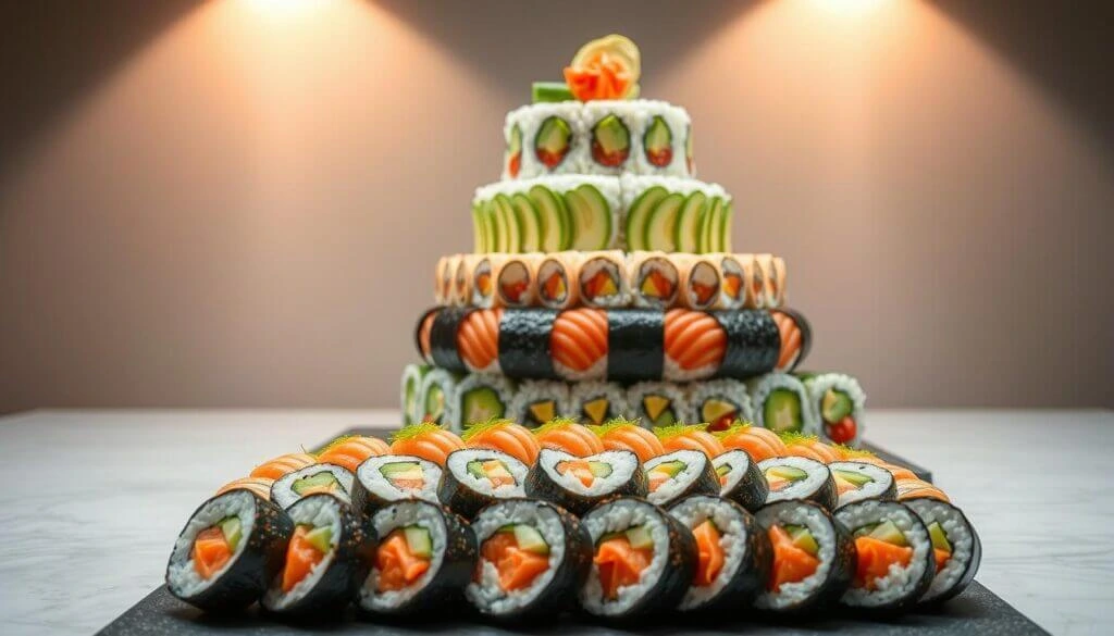 sushi cake design